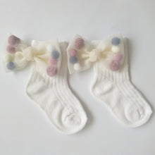 Load image into Gallery viewer, New Baby Girls Socks With Bows Toddlers Infants Cotton Ankle Socks Beading Baby Girls Princess Sock Cute Children Socks