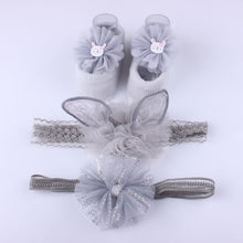 Load image into Gallery viewer, 3 Pairs/Lot Lace Flower Newborn Baby Socks Cotton Anti-Slip Kids Floor Socks Bow Baby Girl Socks Spring Summer Girls Gift sokken