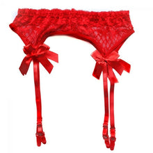 Load image into Gallery viewer, 2019 Hot Summer Fashion Women Sexy Lace Top Thigh-Highs Leggings Stockings+Suspender Garter Belt 4 Colors