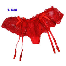 Load image into Gallery viewer, 2019 Hot Summer Fashion Women Sexy Lace Top Thigh-Highs Leggings Stockings+Suspender Garter Belt 4 Colors