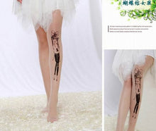 Load image into Gallery viewer, 2019 New Knee Socks Long Women Sexy Tattoo Hosiery Stocking Cute Patterns Pantyhose Stockings Spring Summer Clothing Accessory