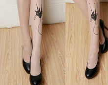 Load image into Gallery viewer, 2019 New Knee Socks Long Women Sexy Tattoo Hosiery Stocking Cute Patterns Pantyhose Stockings Spring Summer Clothing Accessory
