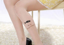 Load image into Gallery viewer, 2019 New Knee Socks Long Women Sexy Tattoo Hosiery Stocking Cute Patterns Pantyhose Stockings Spring Summer Clothing Accessory