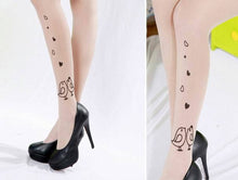 Load image into Gallery viewer, 2019 New Knee Socks Long Women Sexy Tattoo Hosiery Stocking Cute Patterns Pantyhose Stockings Spring Summer Clothing Accessory