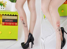 Load image into Gallery viewer, 2019 New Knee Socks Long Women Sexy Tattoo Hosiery Stocking Cute Patterns Pantyhose Stockings Spring Summer Clothing Accessory