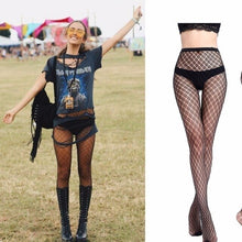 Load image into Gallery viewer, Women Stockings Lace Top Thigh-Highs Cut Out Sheer Nylon Stockings Open Crotch Pantyhose Knee Socks Sexy Lingerie Tights SW093